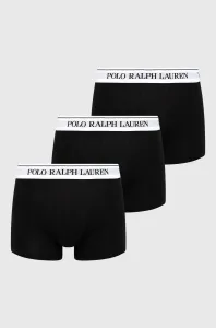 Boxerky Polo Ralph Lauren ( 3-pak) pánské, černá barva #1950720