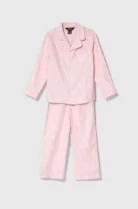 Dětské bavlněné pyžamo Polo Ralph Lauren růžová barva #6066670