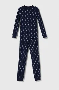 Dětské bavlněné pyžamo Polo Ralph Lauren tmavomodrá barva #6066671