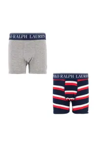 Dětské boxerky Polo Ralph Lauren 2-pack šedá barva #5963870