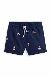Dětské plavkové šortky Polo Ralph Lauren tmavomodrá barva #4942841