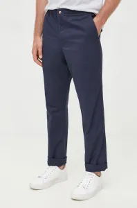 Kalhoty Polo Ralph Lauren pánské, tmavomodrá barva, jednoduché #5088618