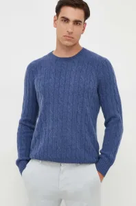 Kašmírový svetr Polo Ralph Lauren pánský, tmavomodrá barva #5968407