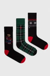 Ponožky Polo Ralph Lauren 3-pack pánské #6112959