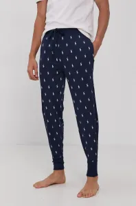 Pyžamové kalhoty Polo Ralph Lauren pánské, tmavomodrá barva, vzorované