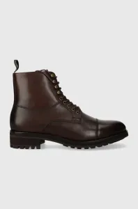 Kožené boty Polo Ralph Lauren Bryson Boot pánské, hnědá barva, 812754384001