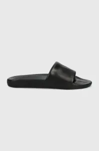 Kožené pantofle Polo Ralph Lauren Polo pánské, černá barva #2006427