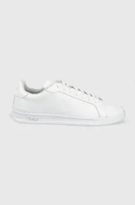 Kožené sneakers boty Polo Ralph Lauren Hrt Ct Ii bílá barva #5333320