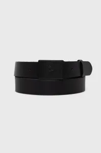 Kožený pásek Polo Ralph Lauren pánský, černá barva #3808059