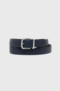 Oboustranný kožený pásek Polo Ralph Lauren pánský, černá barva #4844432