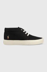 Sneakers boty Polo Ralph Lauren Keaton černá barva #2836624