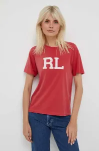Bavlněné tričko Polo Ralph Lauren červená barva #4699913