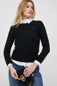 Bavlněný svetr Polo Ralph Lauren černá barva, 211891640