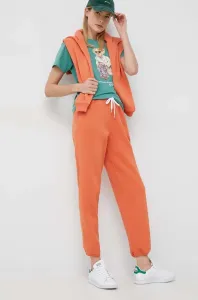 Tepláky Polo Ralph Lauren oranžová barva, hladké #5447572