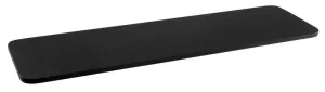 DELONIX polička na vanu, 86x20 cm, černá 73313