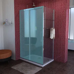 POLYSAN LUCIS LINE sprchová boční stěna 800, čiré sklo DL3315