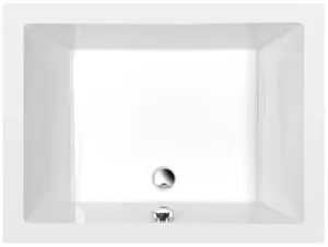 POLYSAN DEEP hluboká sprchová vanička, obdélník 100x75x26cm, bílá 72879