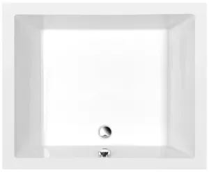 POLYSAN DEEP hluboká sprchová vanička, obdélník 110x90x26cm, bílá 72363