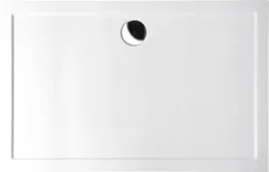 POLYSAN KARIA sprchová vanička z litého mramoru, obdélník 110x80cm, bílá 46511