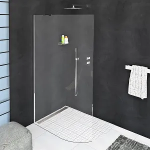 Polysan Modular Shower MS1-120-C zástěna pevná 110 cm k instalaci na zeď R550