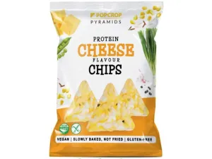Popcrop Proteinové chipsy se sýrovo-cibulovou příchutí 60 g