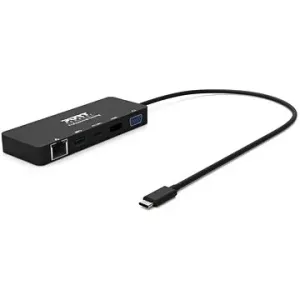 PORT CONNECT Dokovací stanice 5v1 ,LAN, HDMI, VGA, USB-C PD 3.0 85W, USB-A