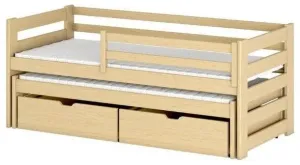 Dětská postel s přistýlkou KLÁRA 80x200 borovice