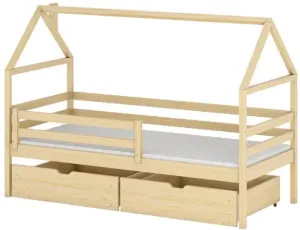 Domečková postel ATLAS 90x200 borovice