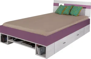 postel NEOS 18, borovice/fialová