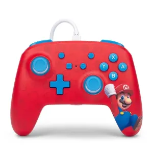 Kabelový ovladač PowerA Enhanced pro Nintendo Switch, Woo-Hoo! Mario