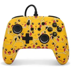 PowerA Enhanced drátový herní ovladač - Pikachu Moods (Switch)