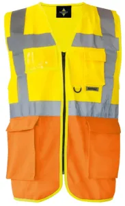 Korntex Bezpečnostní reflexní vesta Berlin žlutá - oranžová #5508526