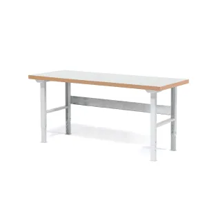 Dílenský stůl SOLID, 2000x800 mm, nosnost 750 kg, HPL