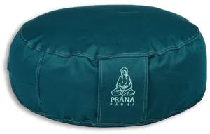 Meditační polštář PRÁNA s potahem - modrozelená