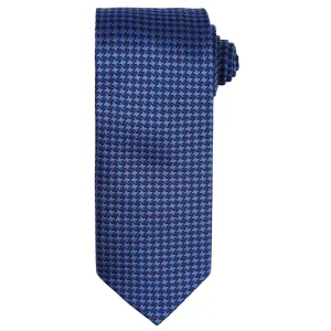 Premier Workwear Kravata s šachovnicovým vzorem - Královská modrá
