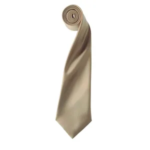 Premier Workwear Saténová kravata - Khaki