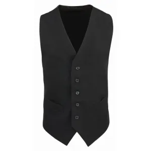 Premier Workwear Pánská vesta se saténovými zády - Černá | L