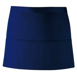 Premier Workwear Krátká číšnická zástěra s kapsami - Tmavě modrá