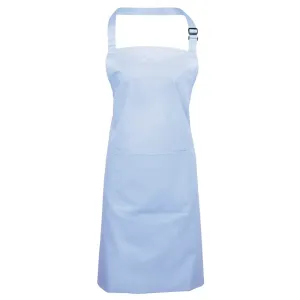 Premier Workwear Kuchyňská zástěra s laclem a kapsou - Světle modrá