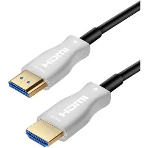 PremiumCord HDMI, optický fiber High Speed with Ether. 4K@60Hz kabel 25m, M/M, zlacené konektory