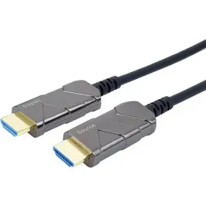 PremiumCord Ultra High Speed HDMI 2.1 optický fiber kabel 8K@60Hz, 4K@120Hz, 5m zlacené