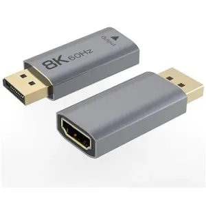 PremiumCord adaptér DisplayPort - HDMI, 8K/60Hz, 4K/144Hz Male/Female, pozlacené konektory