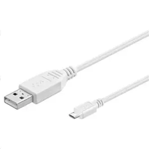 PremiumCord USB 2.0 propojovací A-B micro 5m bílý