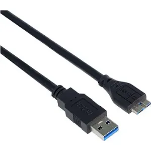 PremiumCord USB 3.0 propojovací A-microB černý 1m