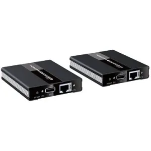 PremiumCord HDMI extender s USB na 60m přes jeden kabel Cat5/6, bez zpoždění