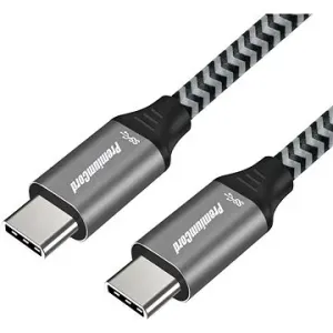 PremiumCord Kabel USB 3.2 Gen 1 USB-C male - USB-C male, bavlněný oplet 0,5m