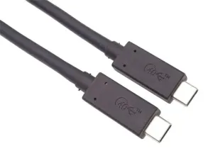 PremiumCord USB4  40Gbps 8K@60Hz kabel s konektory USB-C, Thunderbolt 3 délka: 0,5m