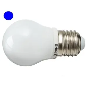 PREMIUMLUX LED žárovka 2,5W 8xSMD2835 E27 200lm MODRÁ