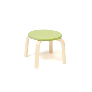 Stolička NEMO, výška 300 mm, bříza, zelená