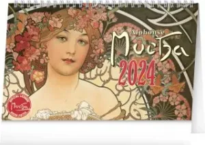 Stolní kalendář Alfons Mucha 2024 #4988347
